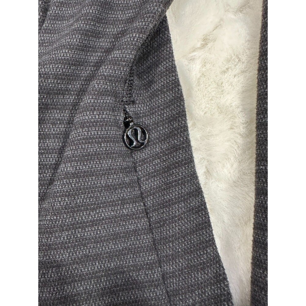 Lululemon Bhakti Yoga Asymmetrical Double Zip Jacket Gray Heather Women's Sz 6 - Picture 7 of 9